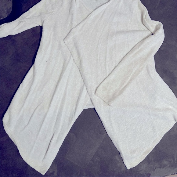 White sweater, looks great over a winter dress! - Picture 2 of 2